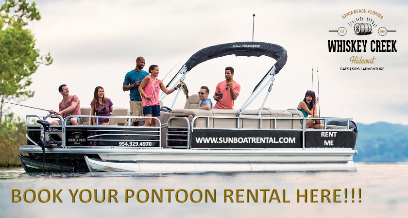 Sunboat rental - Pontoon rental Miami