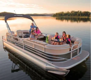 Pontoon Boat Rental 24 feet 12 people family